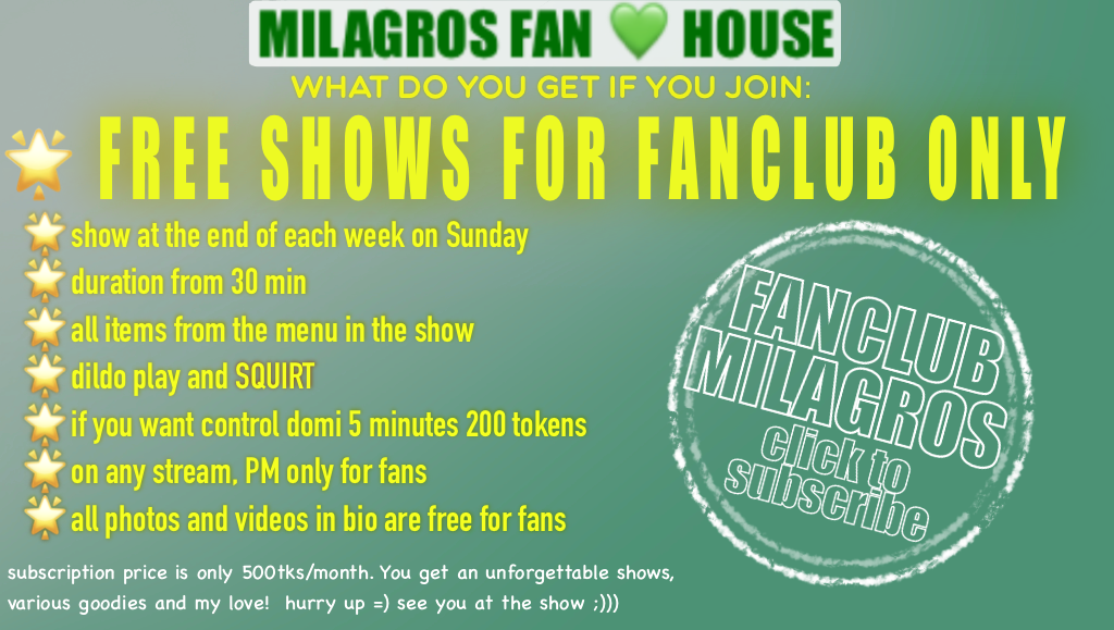 Chat with Mia_Milagros in a Live Adult Video Chat Room Now