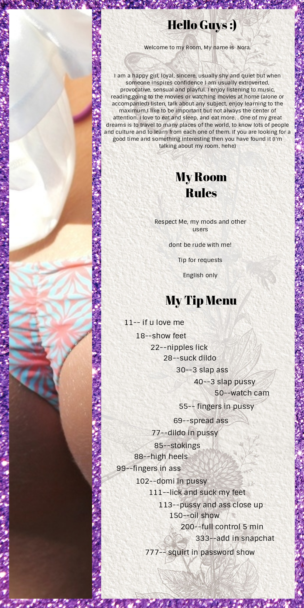 norahorn at Chaturbate: real cum with SQUIRT [985 tokens left] #mature  #squirt #bbw #ahegao #asian