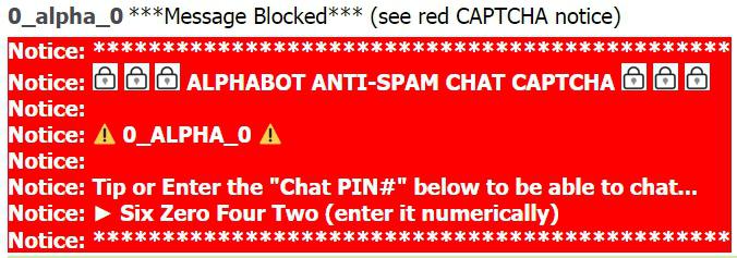 Antibot dont chat so fast