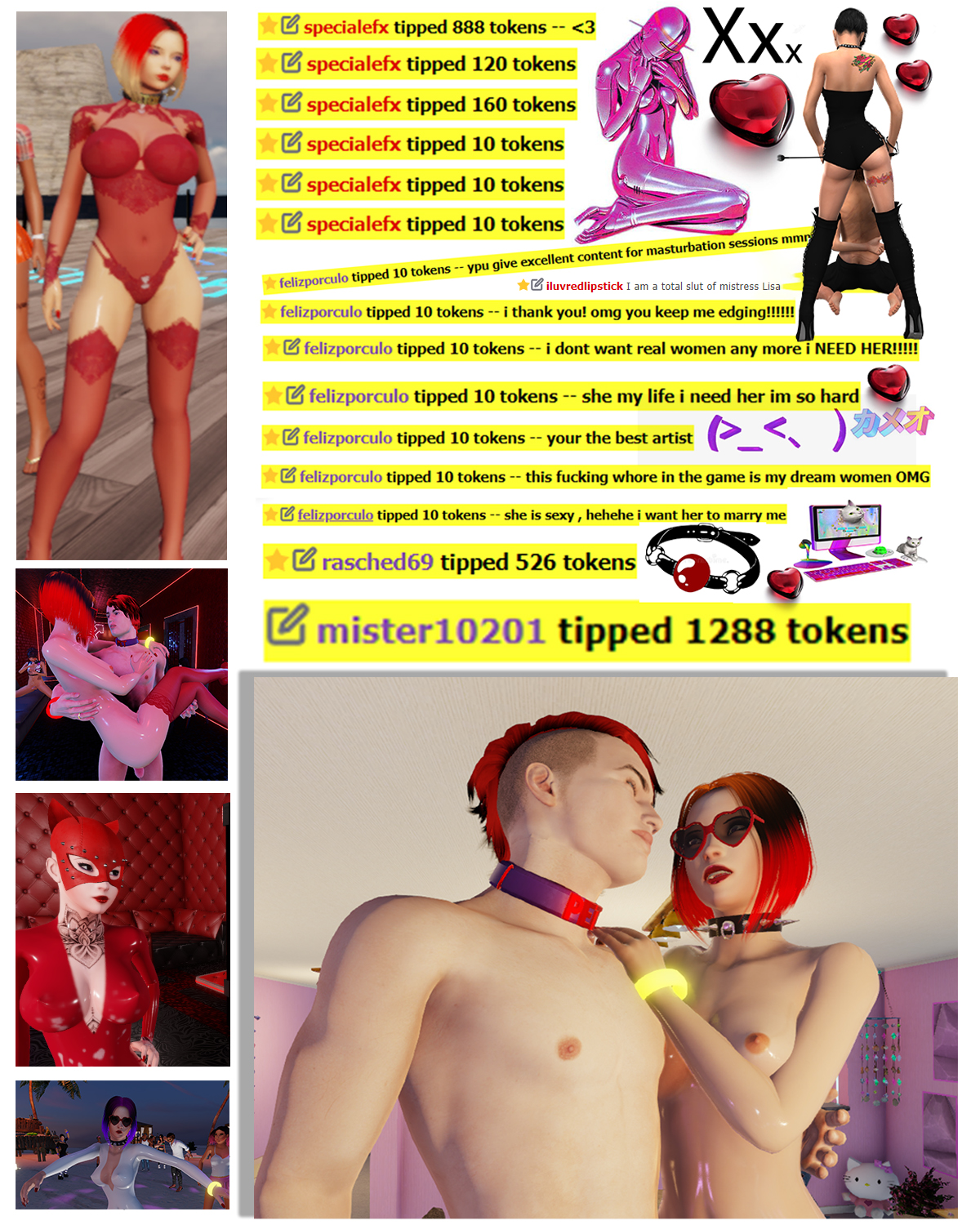 systaime at Chaturbate: ❤️ MISTRESS LISA DOMINA  HARDCORE SEX  DIGITAL  SHAMAN ❤️ Lovense Connect In Ass and Pussy ( IRL ) ! Make Me Horny ! Give  Me Vibrations ! Privat Show is #3dxchat #gaming #cosplay #anime #mistress